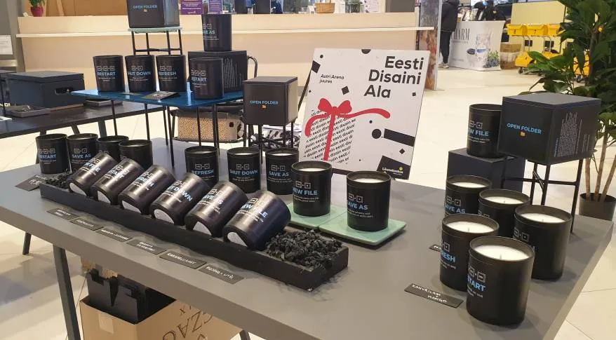 Eesti Disaini Ala Lõunakeskuses. Müügipäevad 15.-17.12.2023